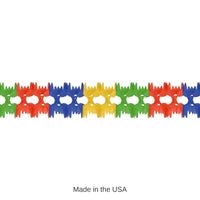 12 Pack Bulk Party Pageant Garland - green - red - blue - canary