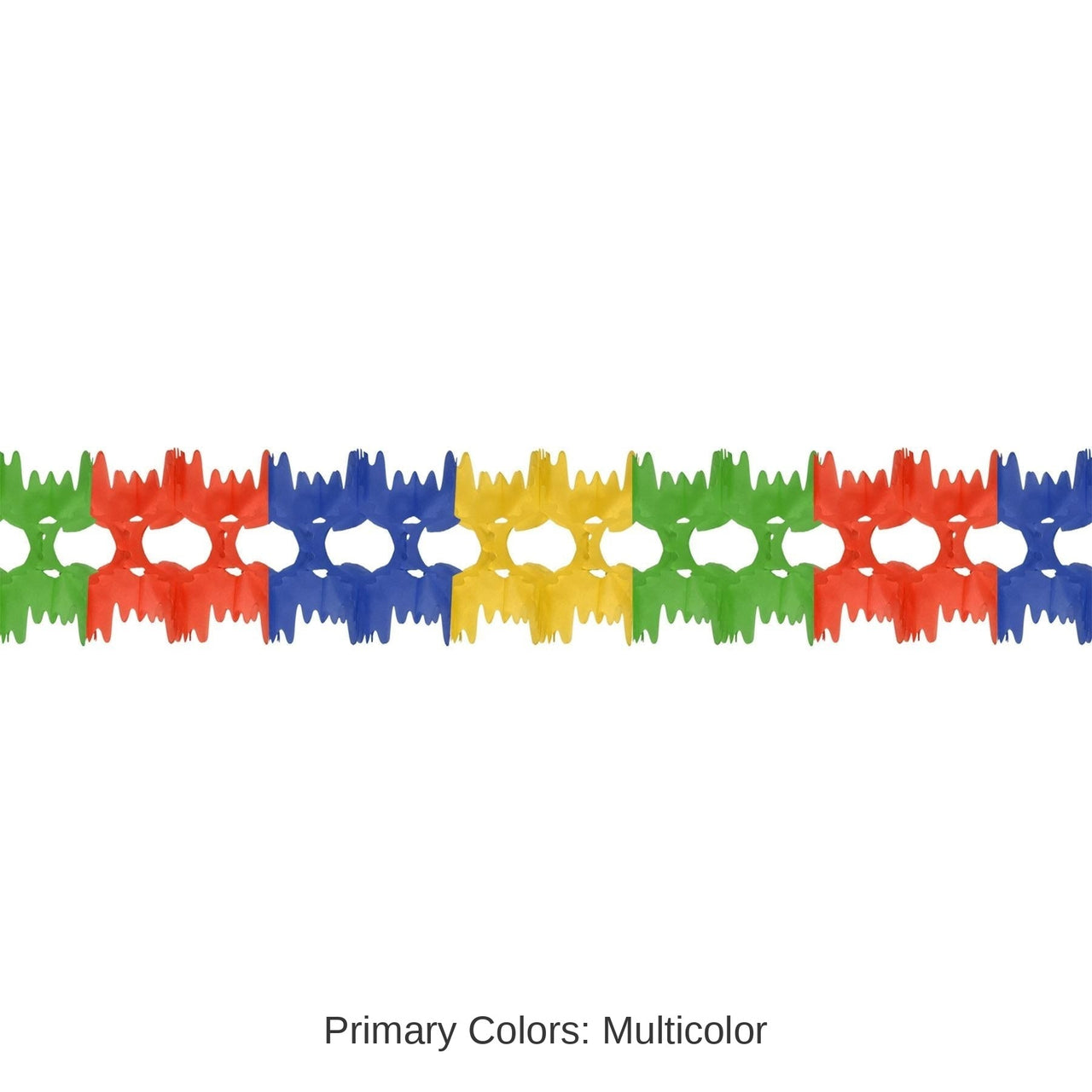 12 Pack Bulk Party Pageant Garland - green - red - blue - canary