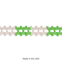12 Pack Bulk St. Patrick's Day Pageant Garland - green/white