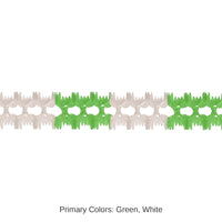 12 Pack Bulk St. Patrick's Day Pageant Garland - green/white