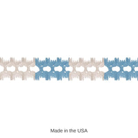12 Pack Bulk Party Pageant Garland - Light blue/white