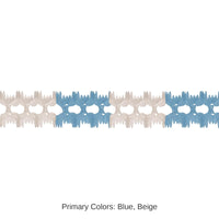 12 Pack Bulk Party Pageant Garland - Light blue/white