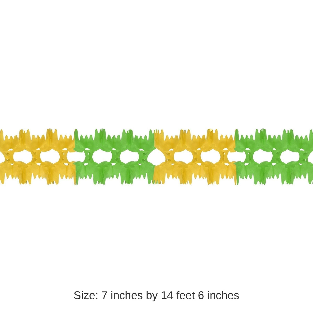 12 Pack Bulk Party Pageant Garland - Light green/canary