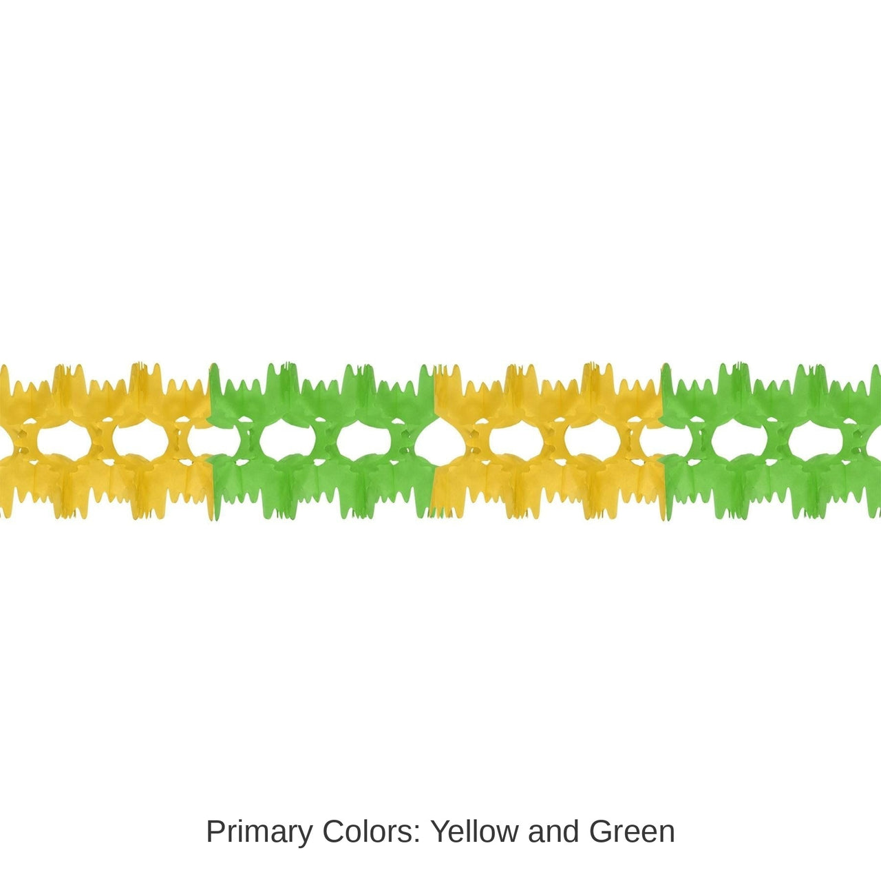 12 Pack Bulk Party Pageant Garland - Light green/canary