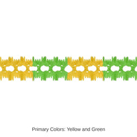 12 Pack Bulk Party Pageant Garland - Light green/canary