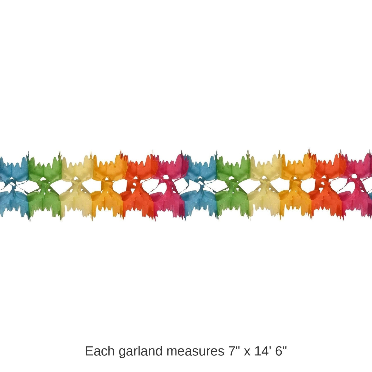 12 Pack Bulk Pageant Party Garland - multi-color