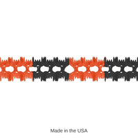 12 Pack Bulk Halloween Pageant Garland - orange/black