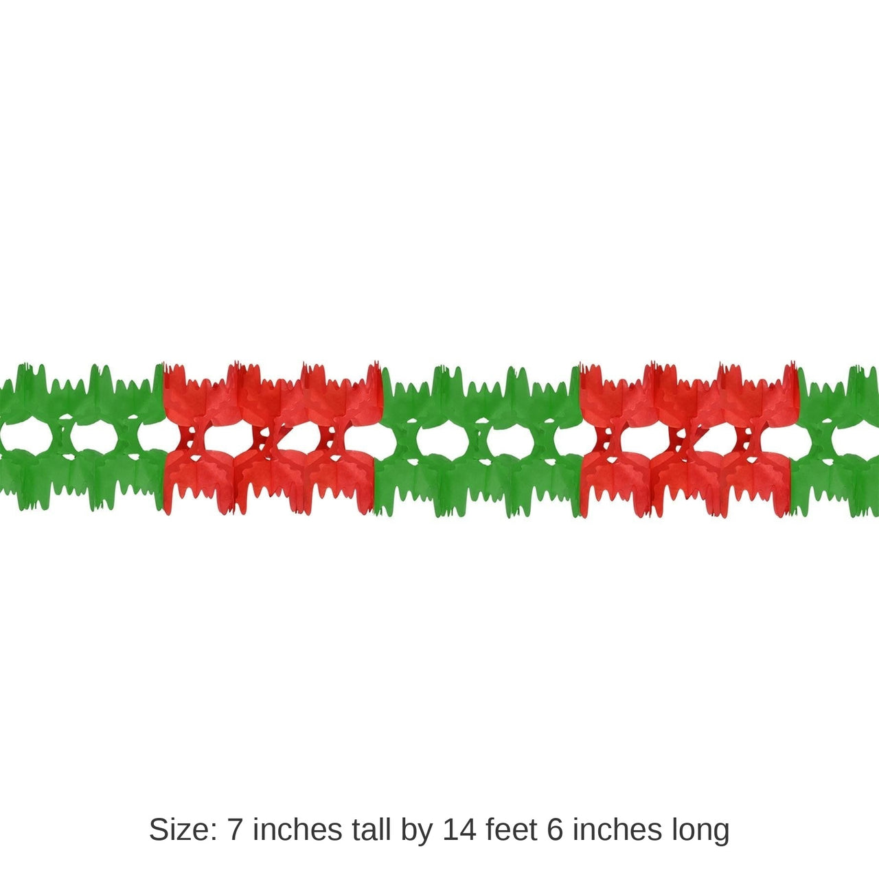 12 Pack Bulk Christmas Pageant Garland - red/green