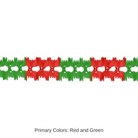 12 Pack Bulk Christmas Pageant Garland - red/green