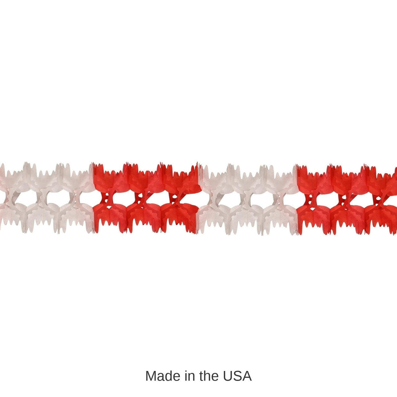 12 Pack Bulk Valentine's Day Pageant Garland - red/white