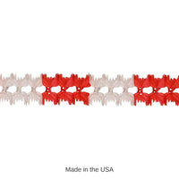 12 Pack Bulk Valentine's Day Pageant Garland - red/white