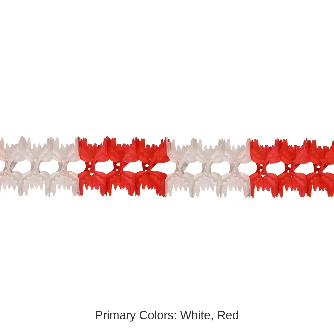 12 Pack Bulk Valentine's Day Pageant Garland - red/white