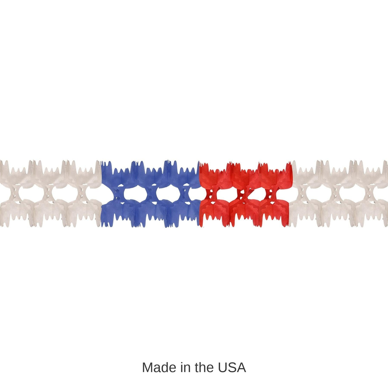 12 Pack Bulk Pageant Party Garland - red - white - blue