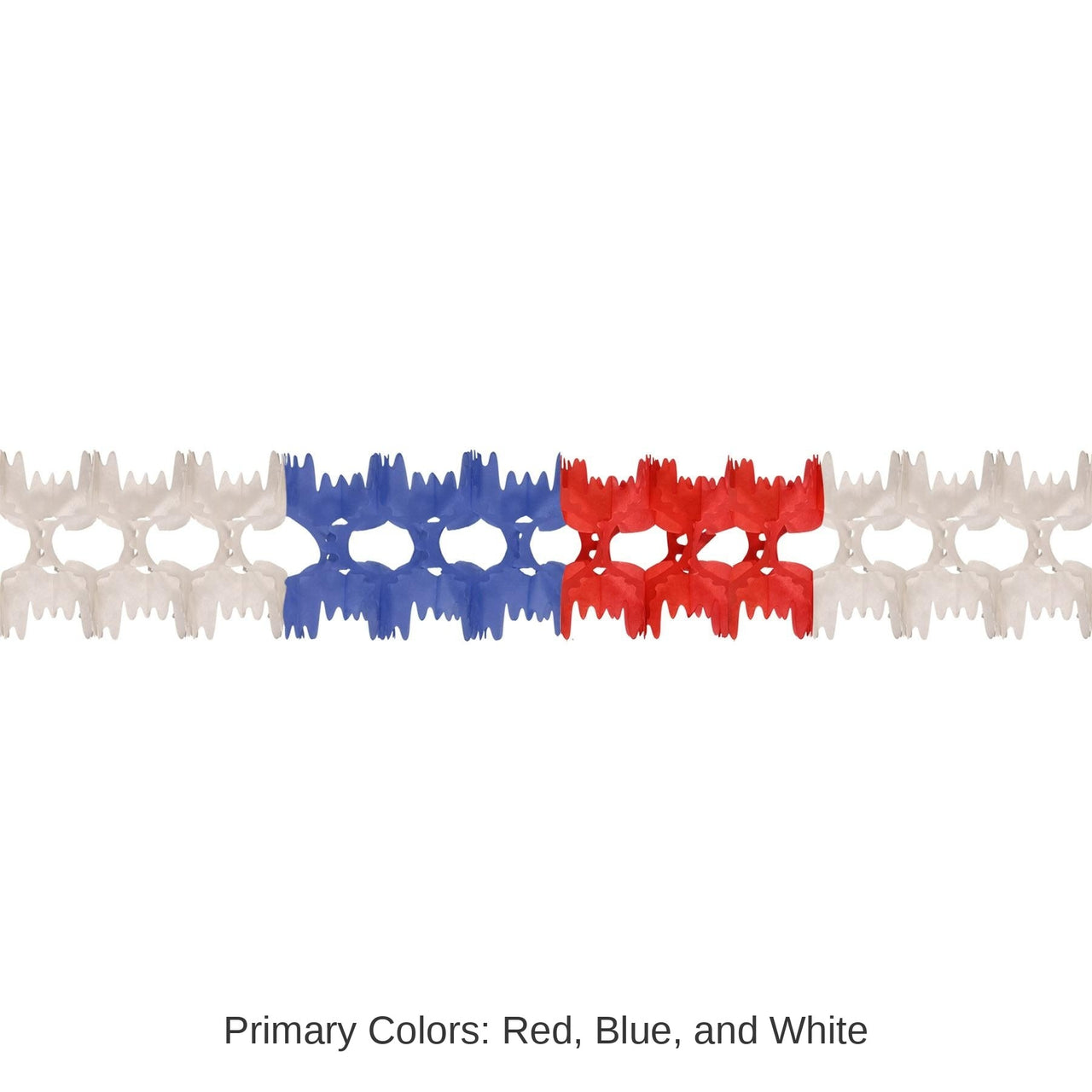 12 Pack Bulk Pageant Party Garland - red - white - blue