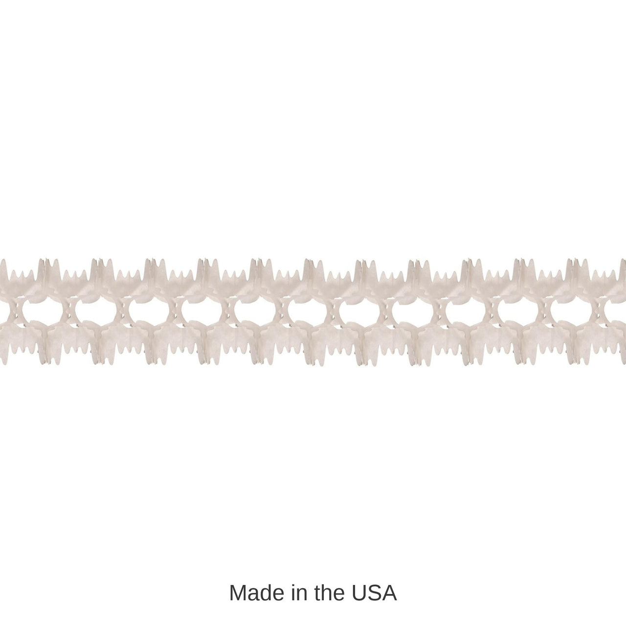 12 Pack Bulk Packaged Party Pageant Garland - white