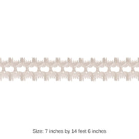 12 Pack Bulk Packaged Party Pageant Garland - white