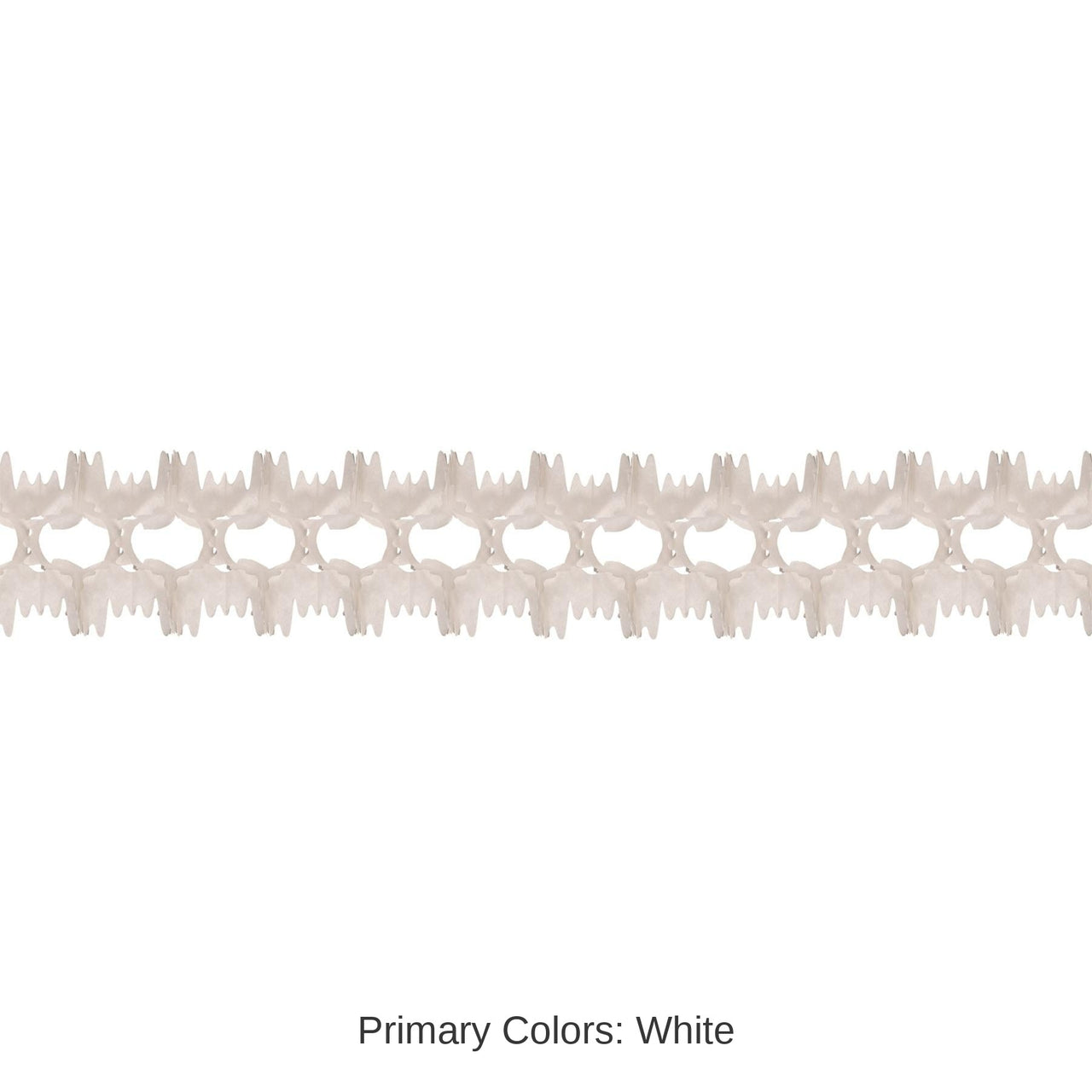 12 Pack Bulk Packaged Party Pageant Garland - white