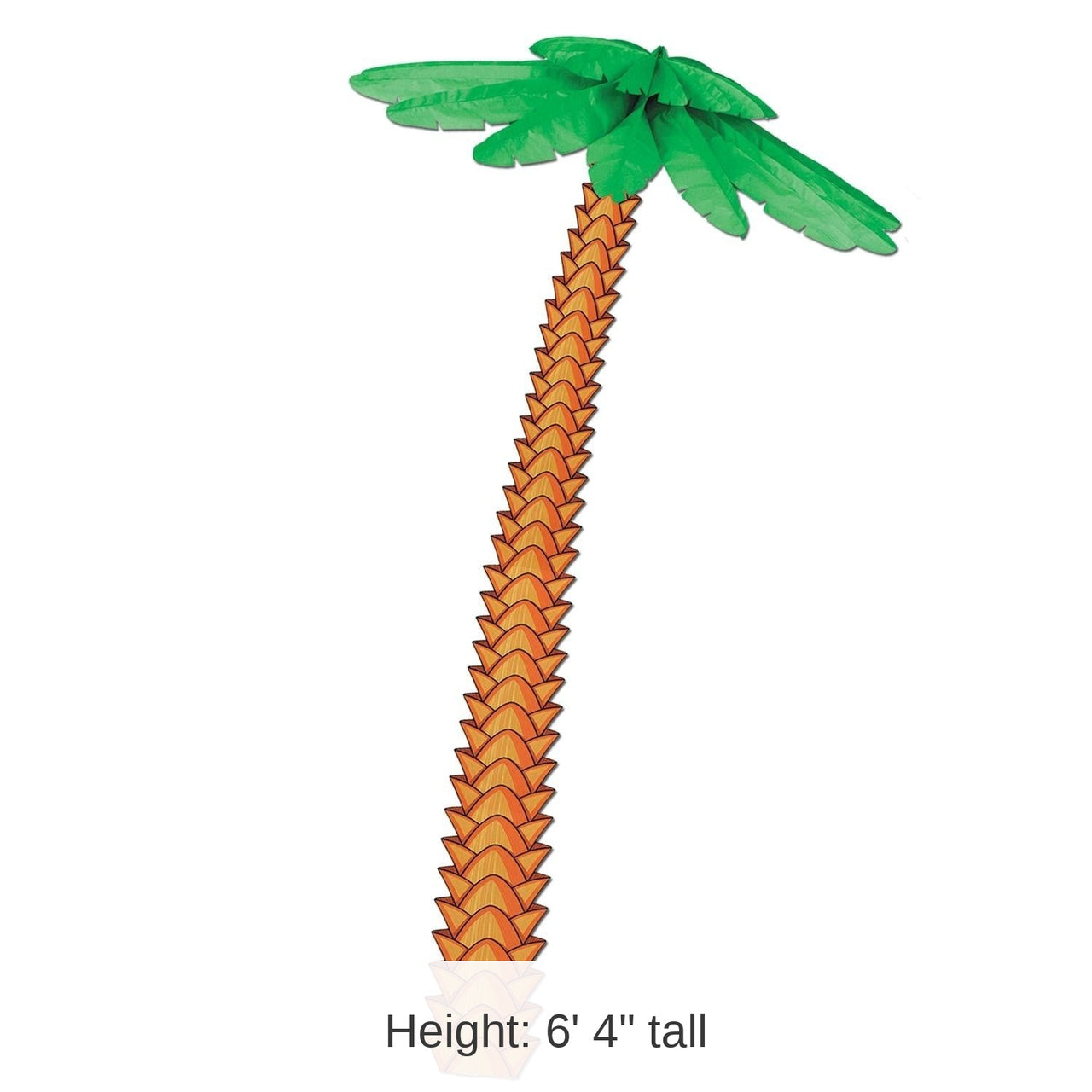 12 Pack Bulk Luau Party Jointed Palm Tree with Tissue Fronds