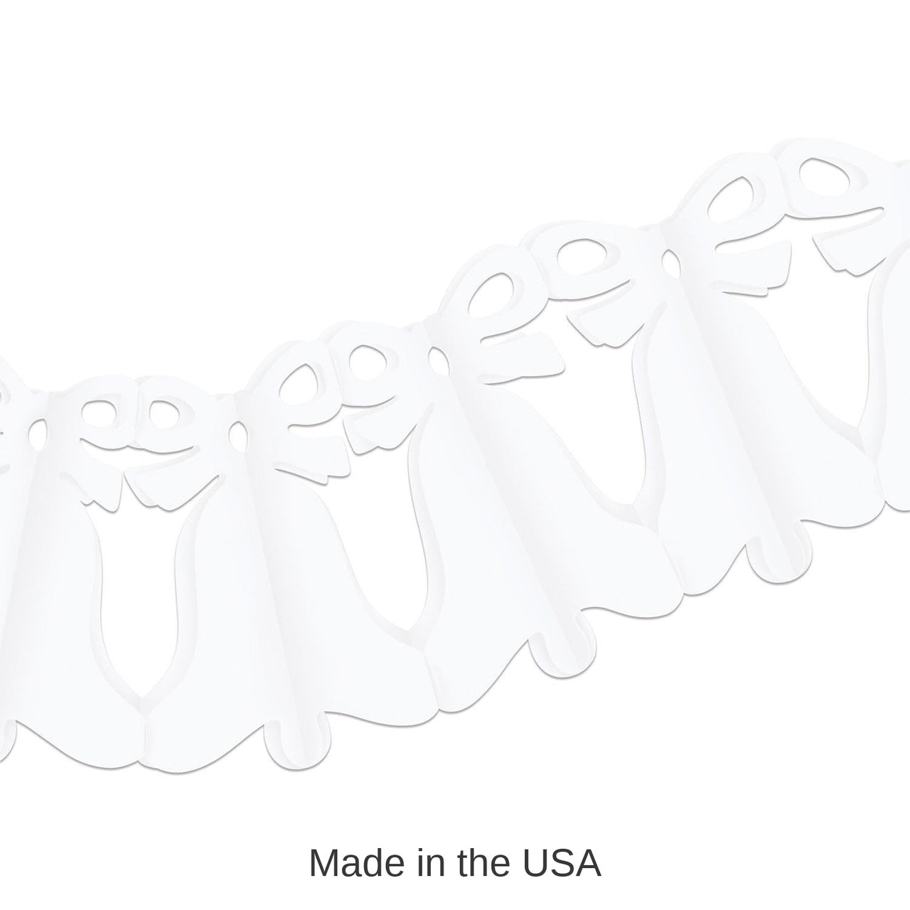 12 Pack Bulk Westminster Bell Garland - white