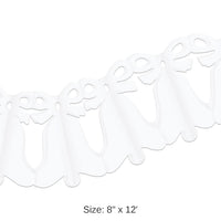 12 Pack Bulk Westminster Bell Garland - white