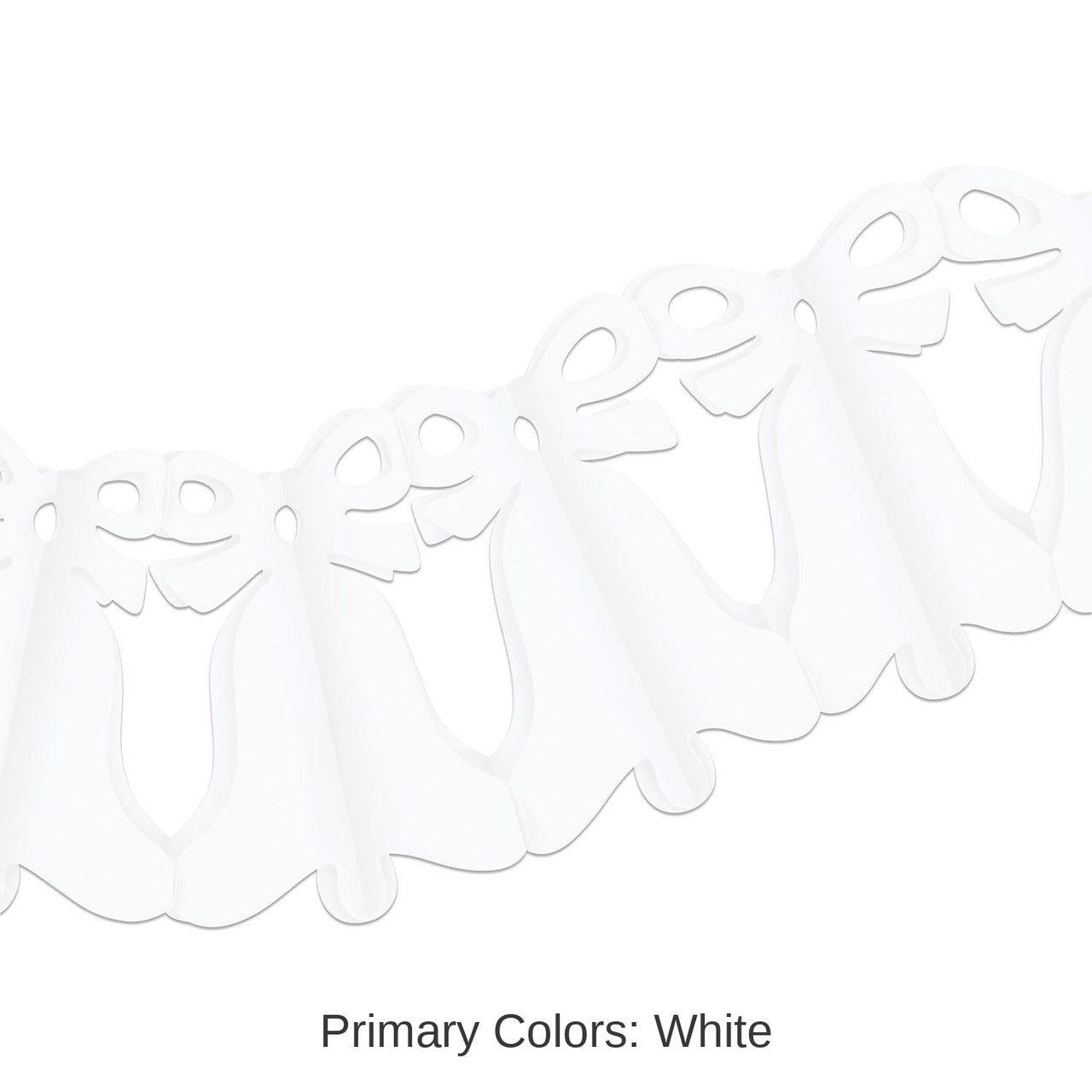 12 Pack Bulk Westminster Bell Garland - white