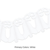 12 Pack Bulk Westminster Bell Garland - white