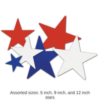 216 Piece Bulk Star Party Cutouts