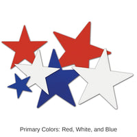 216 Piece Bulk Star Party Cutouts