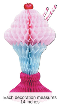 12 Pack Bulk Tissue Ice Cream Sundae Decoration