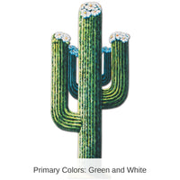 12 Pack Bulk Jointed Cactus Party Decoration