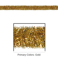 Bulk 100 ft Christmas Gold Tinsel Garland Decoration