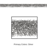 Bulk 100 ft Christmas Silver Tinsel Garland - Fire Resistant
