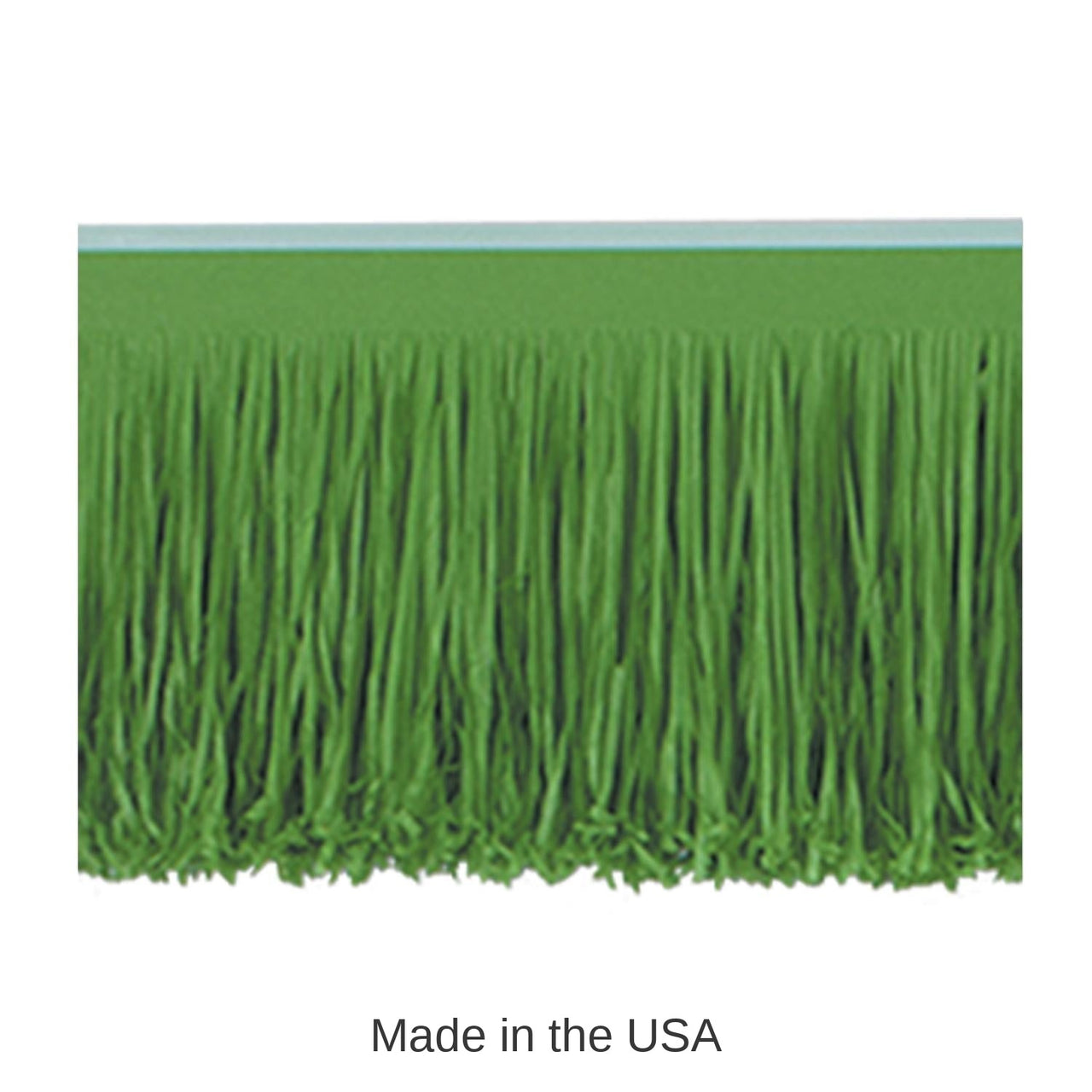 12 Pack Bulk 6-Ply Party Tissue Fringe Drape - green