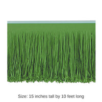 12 Pack Bulk 6-Ply Party Tissue Fringe Drape - green