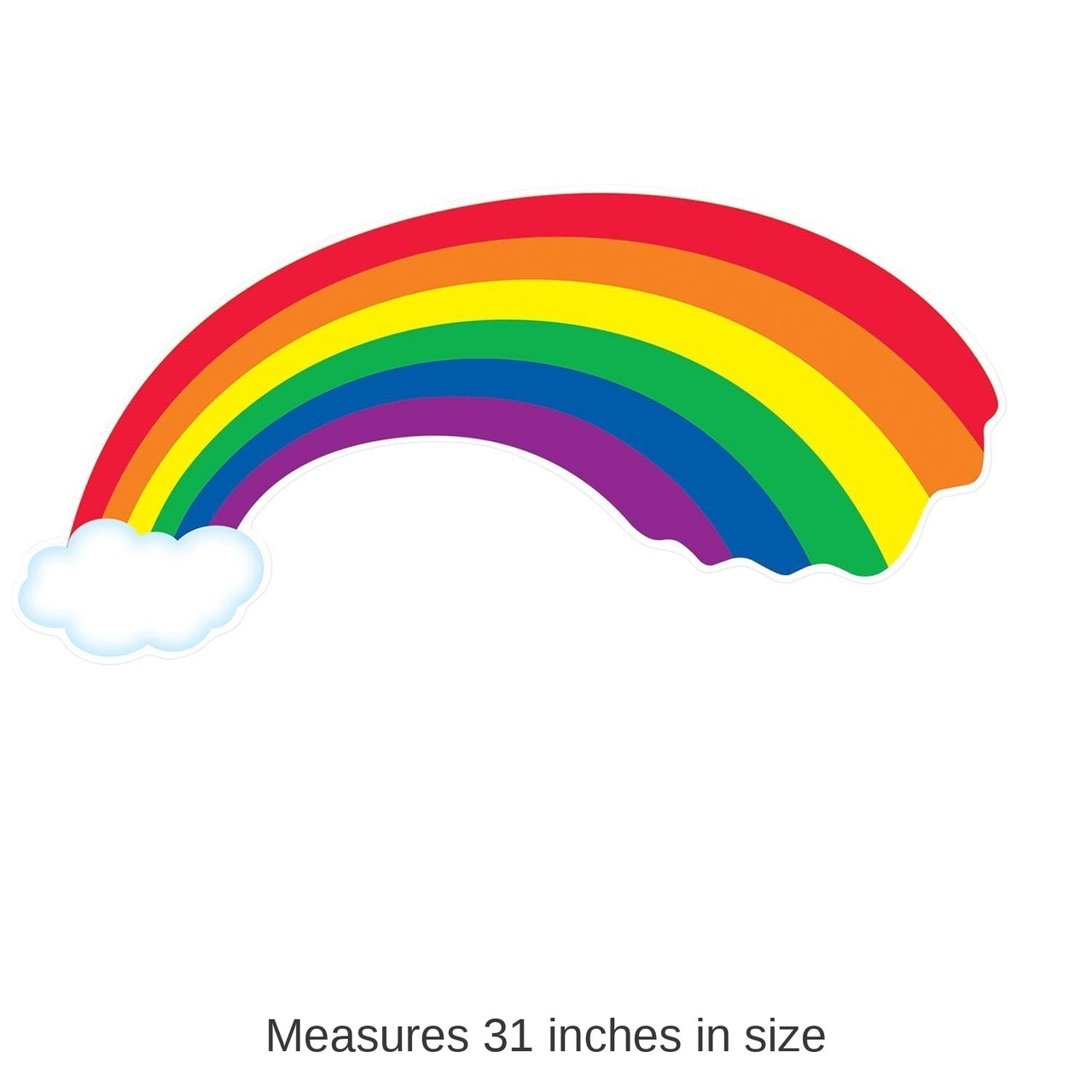 12 Pack Bulk Rainbow Party Cutout