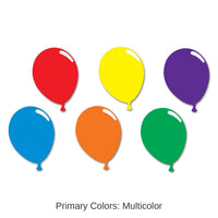 24 Pack Bulk Birthday Party printed Balloon Silhouettes