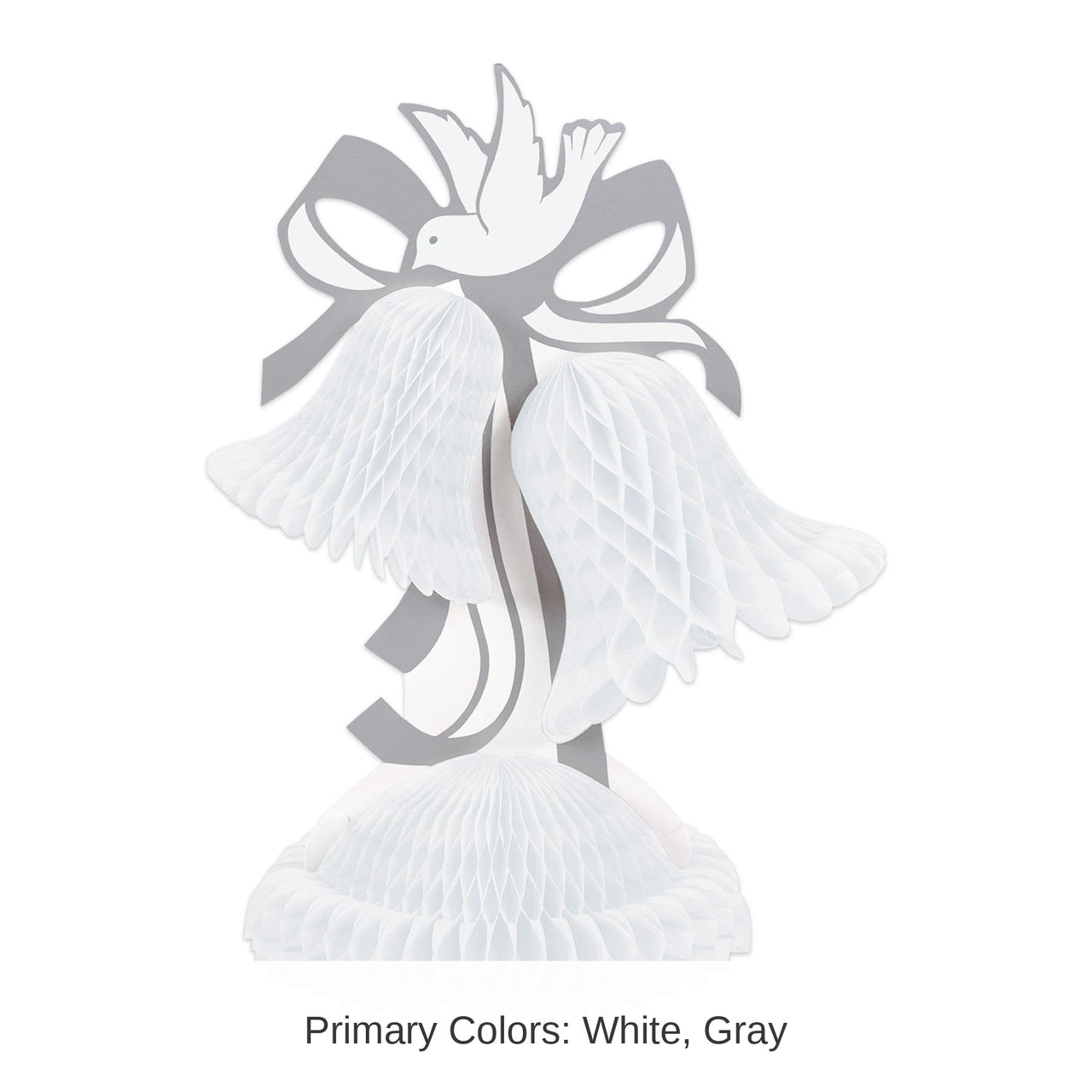 12 Pack Bulk Tissue Wedding Bell Centerpiece