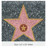 12 Pack Bulk Star Party Peel 'N Place Clings