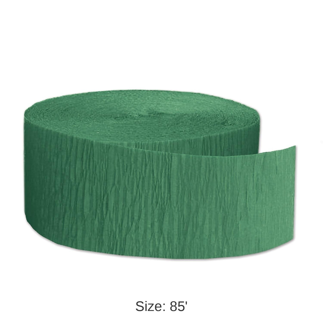 12 Pack Bulk FR Party Festive Crepe Streamer - green