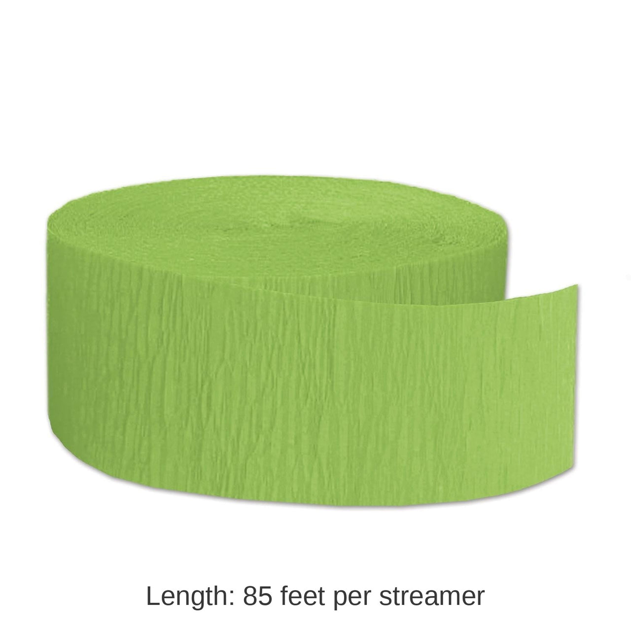 12 Pack Bulk FR Party Festive Crepe Streamer - Light green