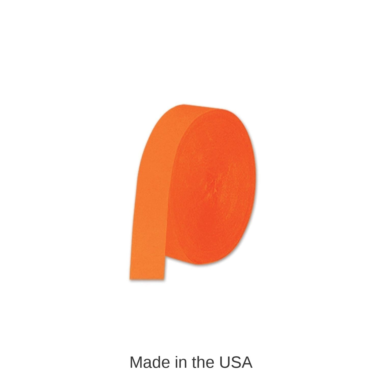 12 Pack Bulk FR Party Festive Crepe Streamer - orange