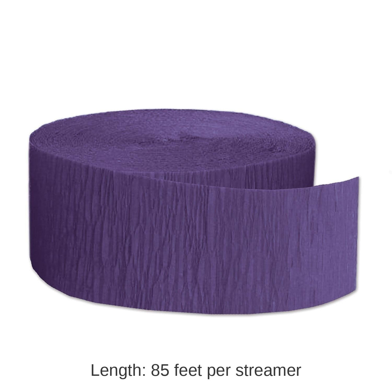 12 Pack Bulk FR Festive Party Crepe Streamer - purple