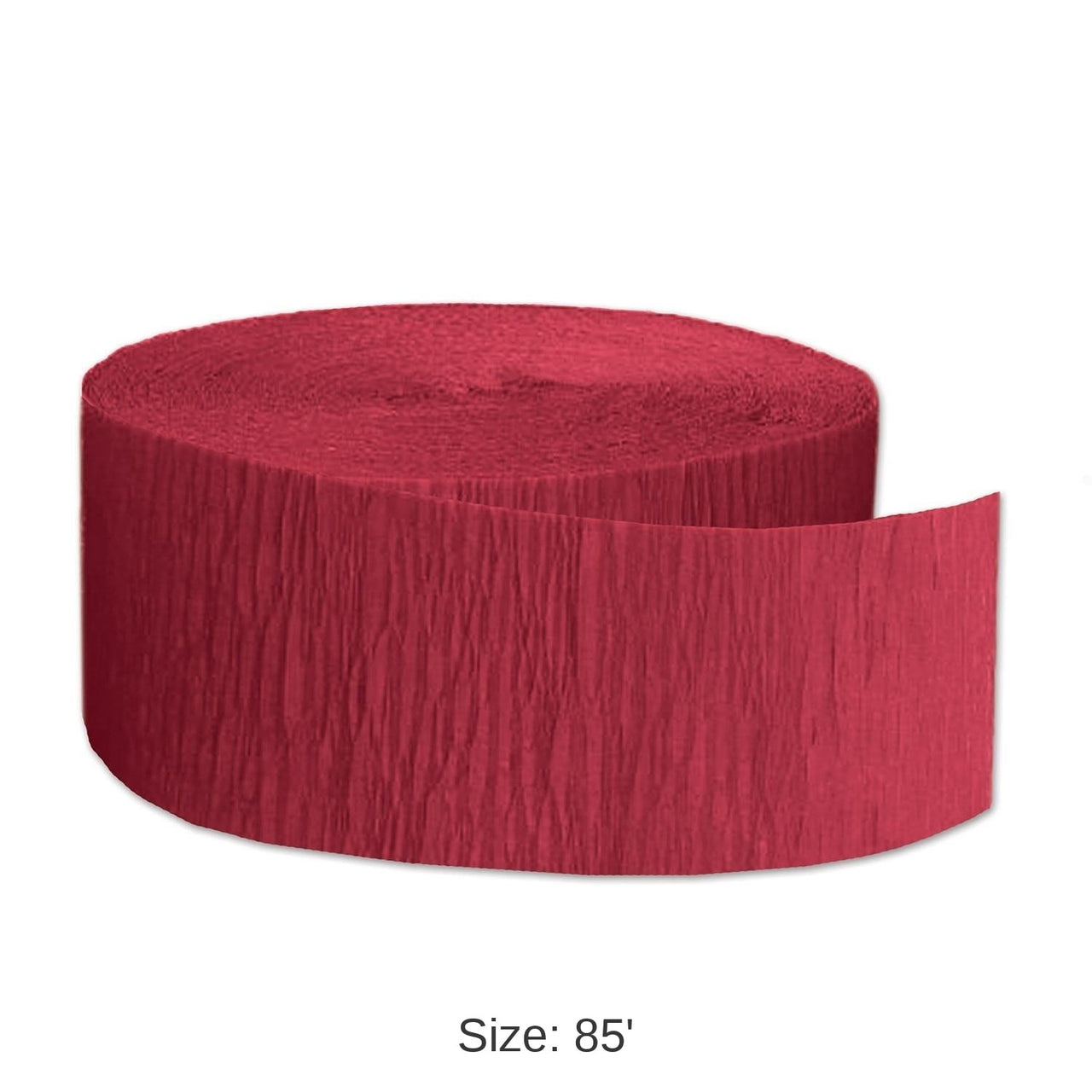 12 Pack Bulk FR Party Festive Crepe Streamer - red