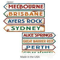 48 Pack Bulk Australian Street Sign Party Cutouts