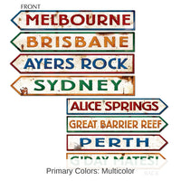 48 Pack Bulk Australian Street Sign Party Cutouts