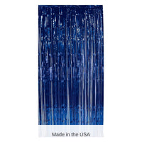 6 Pack Bulk 1-Ply Party Gleam 'N Curtain - blue