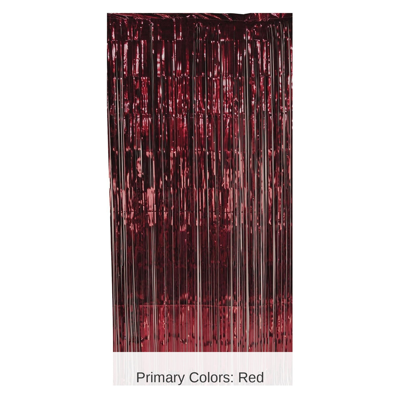 6 Pack Bulk 1-Ply Gleam 'N Party Curtain - burgundy