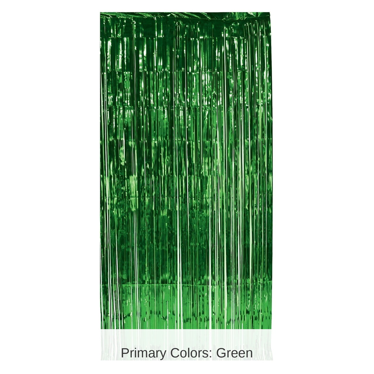 6 Pack Bulk 1-Ply Party Gleam 'N Curtain - green