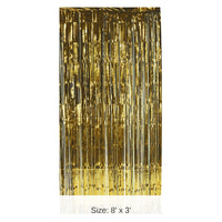 6 Pack Bulk 1-Ply Gleam 'N Party Curtain - gold