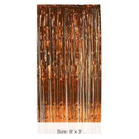 6 Pack Bulk 1-Ply Gleam 'N Party Curtain - orange